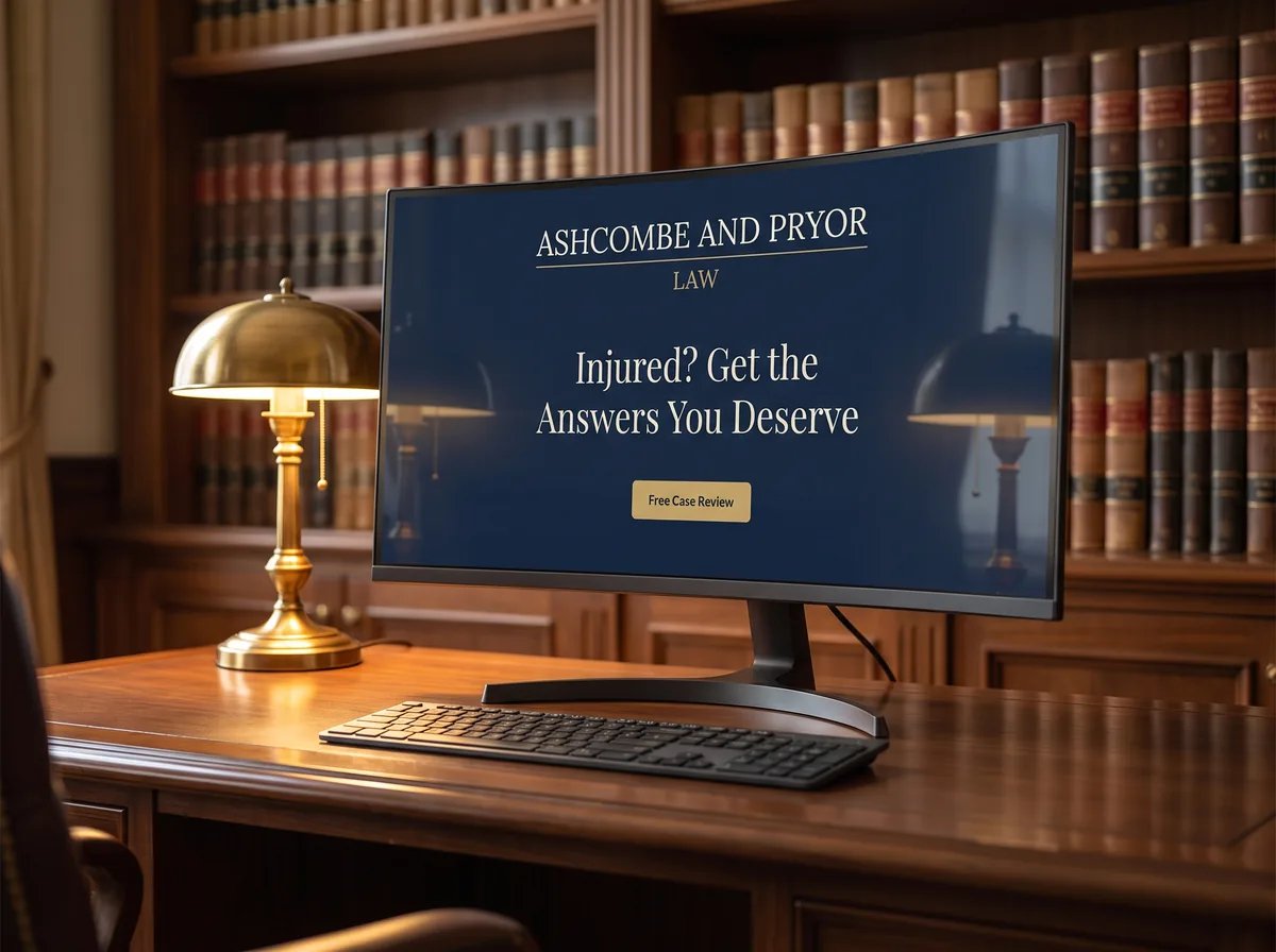Ashcombe & Pryor, Law Firm website concept