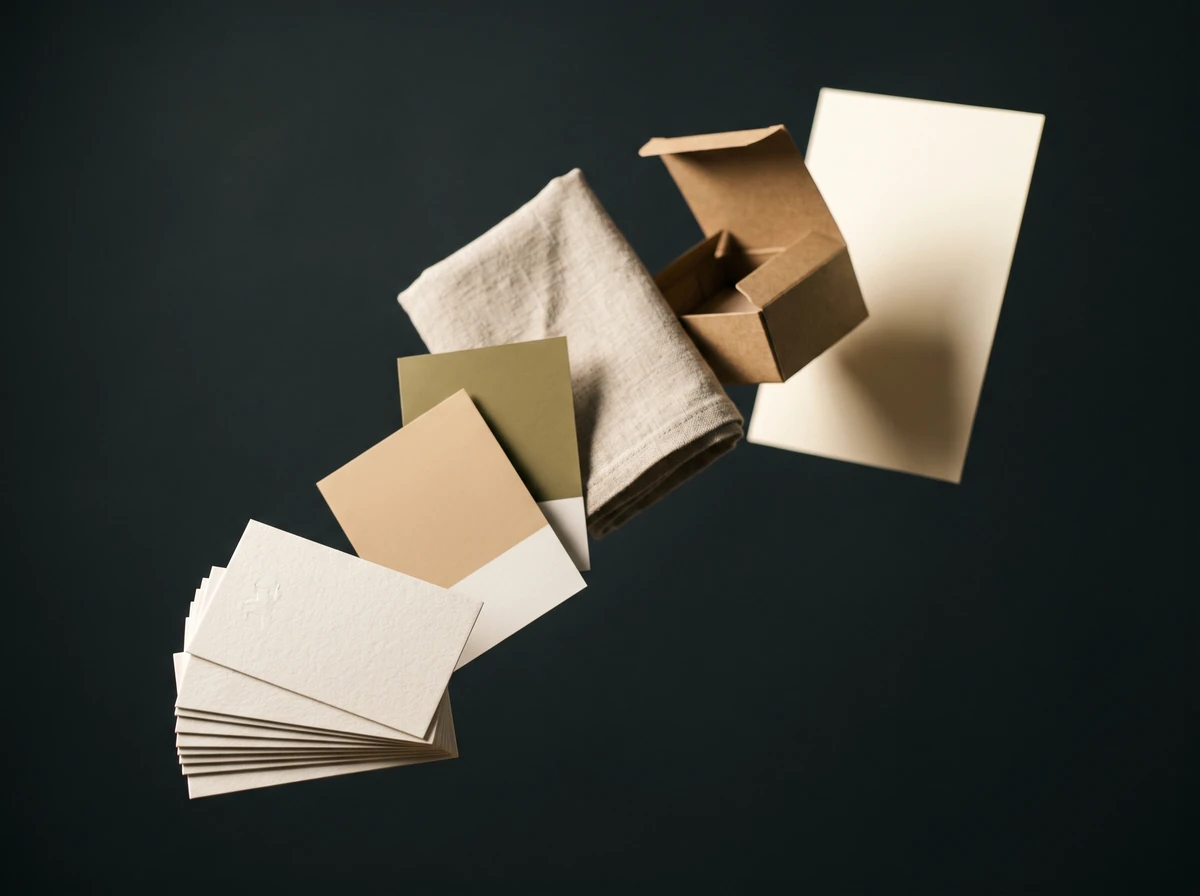 Brand stationery and packaging